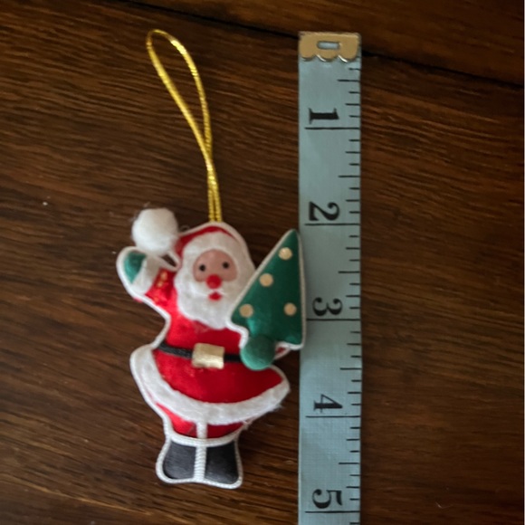 Vintage Christmas Holiday Decor Bundle Red Bows Santa’s - Picture 12 of 14